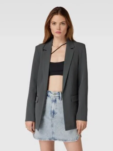 Żakiet z kołnierzem z połami model ‘BOSSY’ Pieces