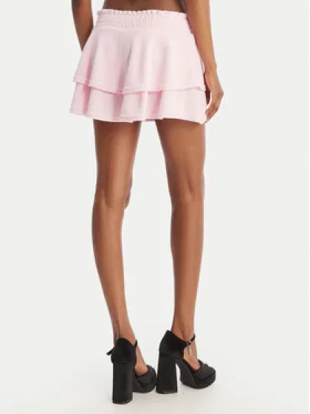 Juicy Couture Mini sijonas Smocked Terry rožinė