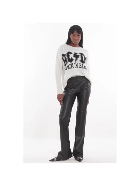 Spodnie Aniye By skórzane czarne