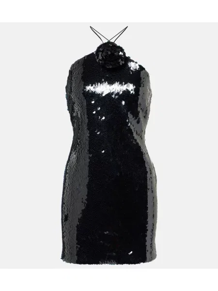 Rochie Magda Butrym cu model floral negru