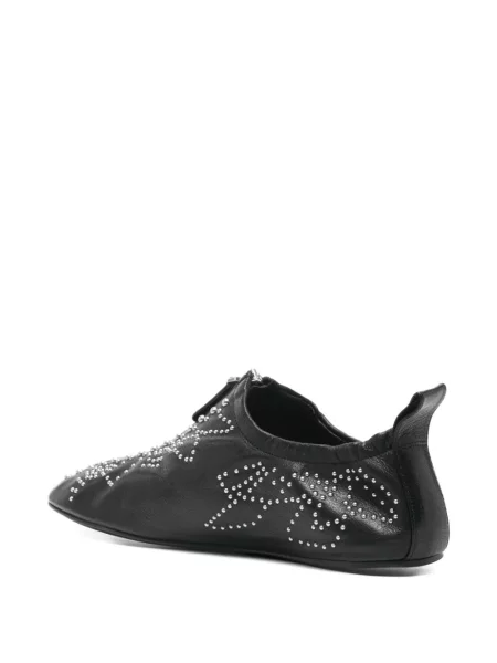 Pantofi cu toc Chloé cu tepi negru