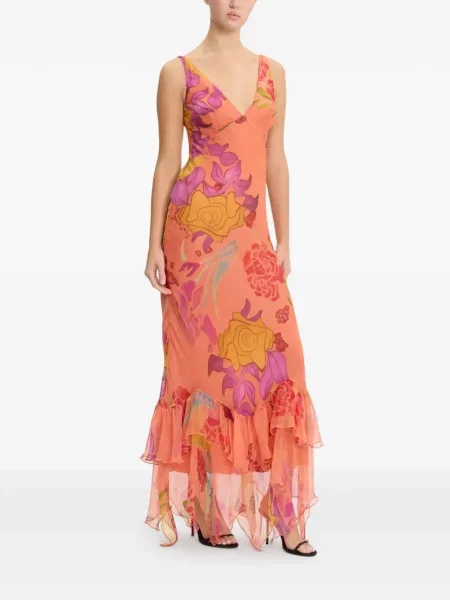 Rochie maxi Donde Esteban portocaliu