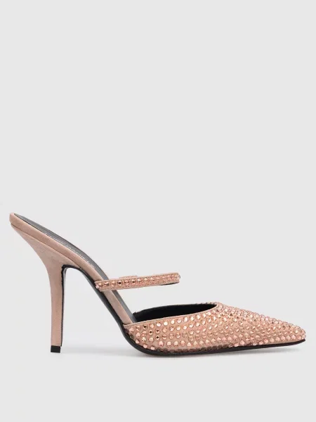 Замшевые мюли Eddy Daniele бежевые