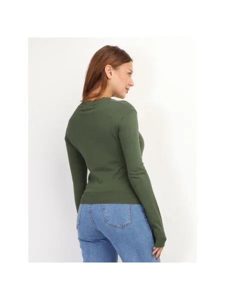 Pulover La Modeuse kaki