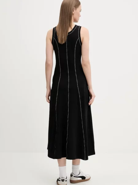 Сукня Desigual NANTES midi розкльошена чорний