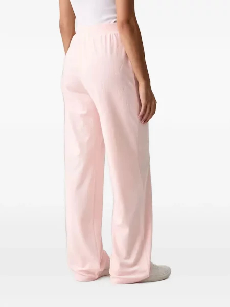 Pantaloni Guess alergare cu autograf roz