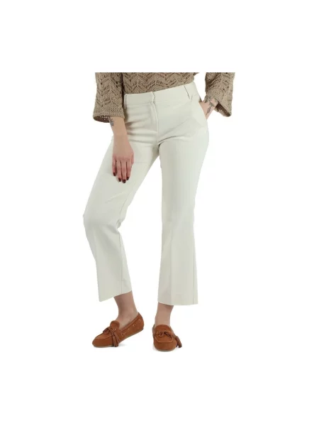 Pantaloni Linea Emme Marella alb