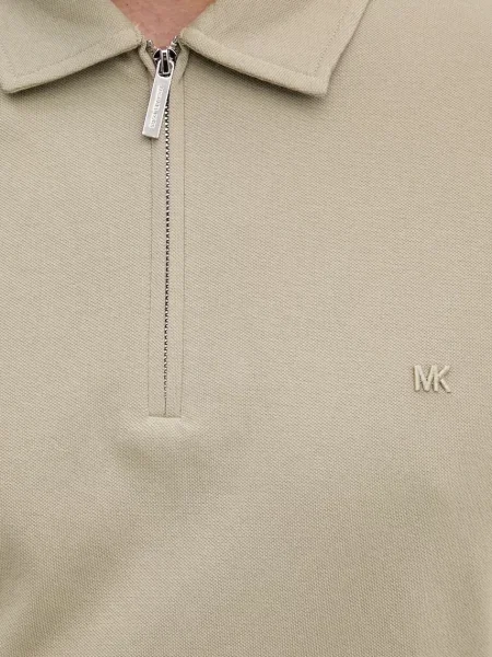 Michael Kors férfi póló pamuttal zöld
