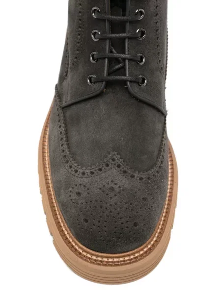 Brogues Fratelli Rossetti σουέτ γκρι