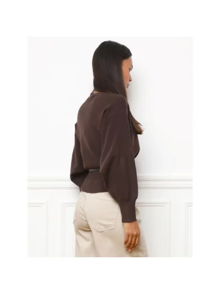 Pulover La Modeuse maro