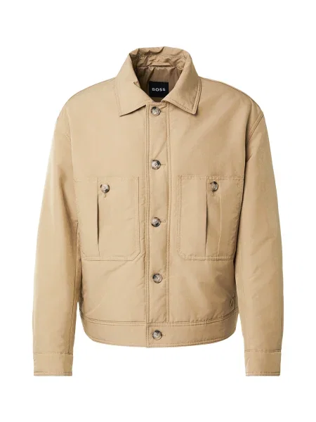 BOSS Prehodna jakna C-Coveglow temno bež