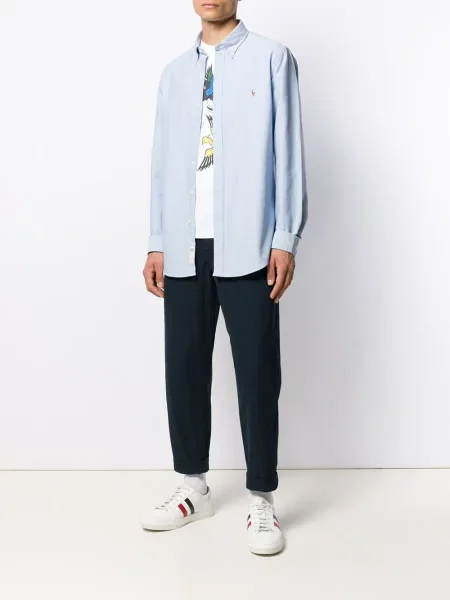 Ilgas marškiniai Polo Ralph Lauren mėlyna
