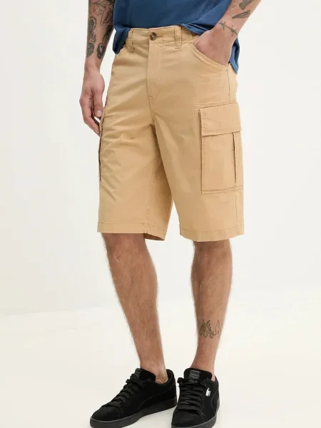 Къс панталон Timberland зелено бежово