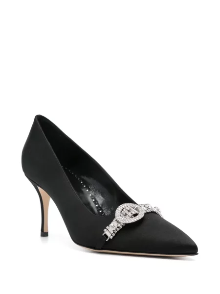 Pantofi cu toc Manolo Blahnik negru