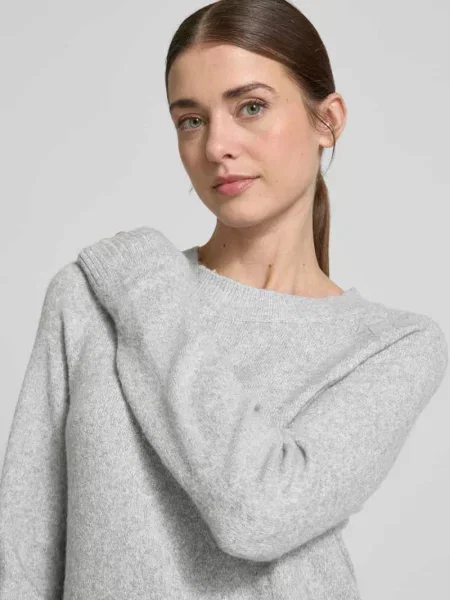 Sweter z dzianiny melanżowy model ‘DOFFY’ Vero Moda
