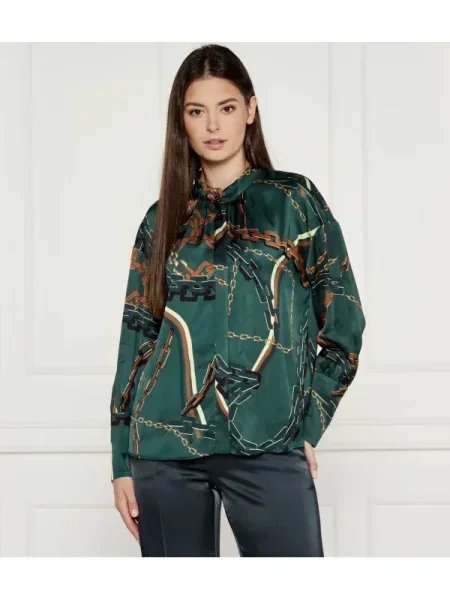 Marc Cain De satin cămașă verde