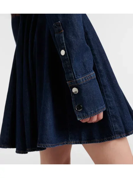 Rochie din denim Sportmax albastru
