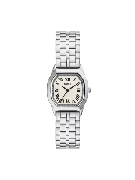 Fossil zegarek srebrny szary