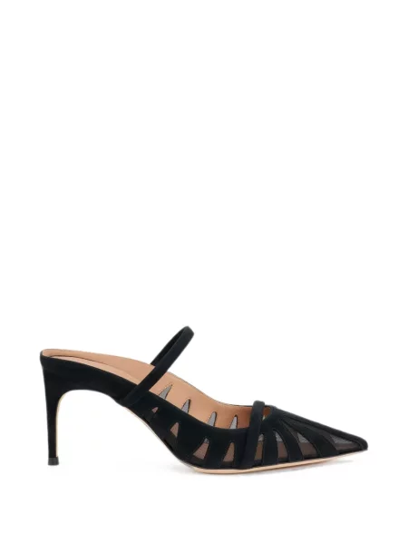 Papuci tip mules Malone Souliers plasă negru