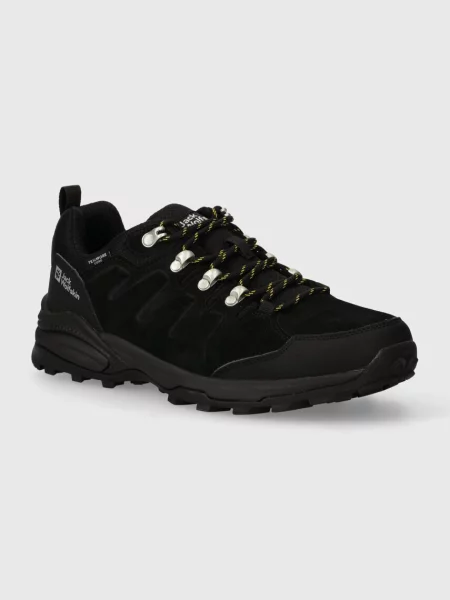 Jack Wolfskin pantofi Refugio Texapore Low barbati maro negru
