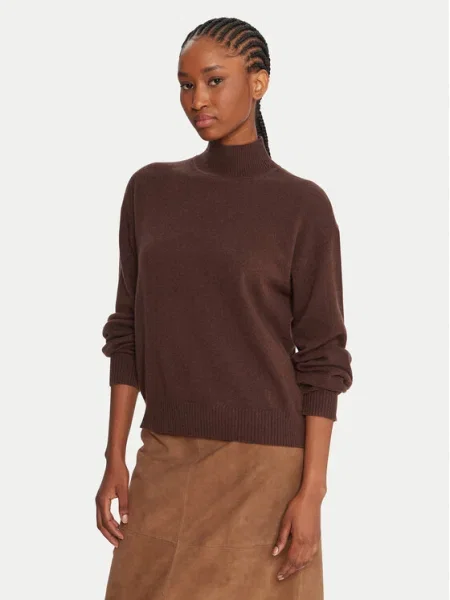 Marella Bluză cu gât Febo maro