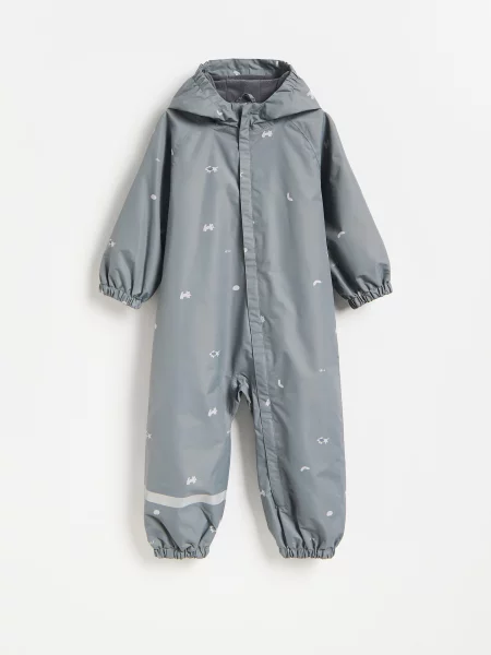 Reserved Pijama-salopetă impermeabilă verde-metalizat verde