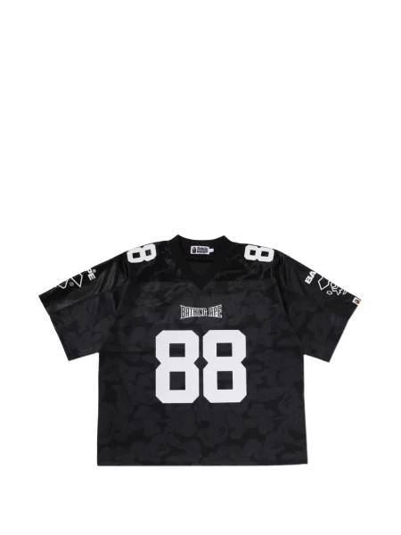 Terepmintás póló A Bathing Ape® nyomtatás fekete