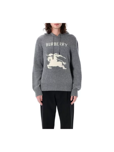Bluza Burberry z kaszmiru z nadrukiem z wzorem paisley biała