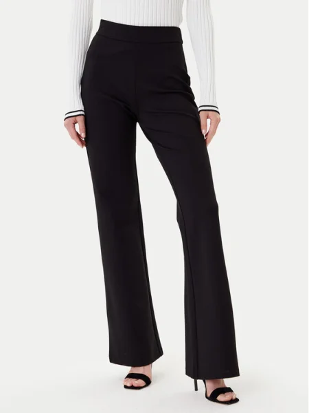 DKNY Pantaloni din Flare Fit negru