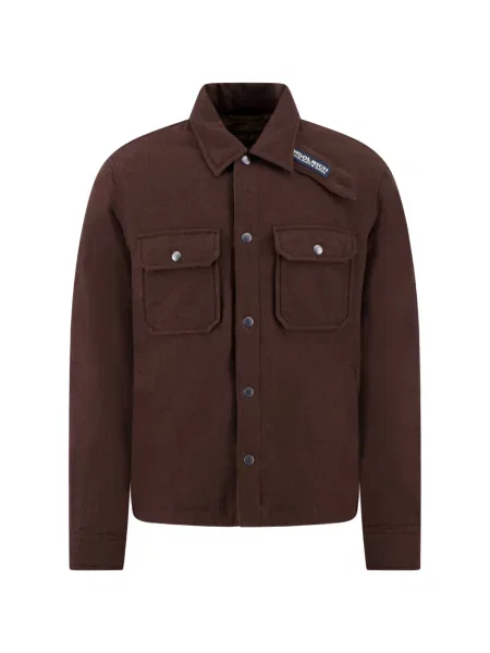Geacă Woolrich de lână maro