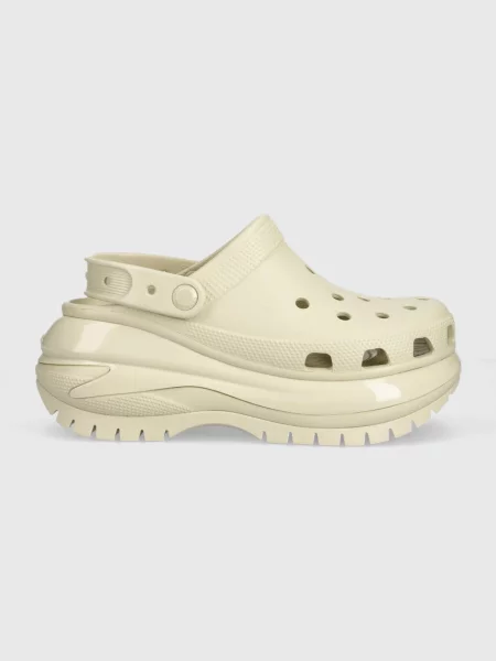 Natikači Crocs Classic Mega Crush Clog bež