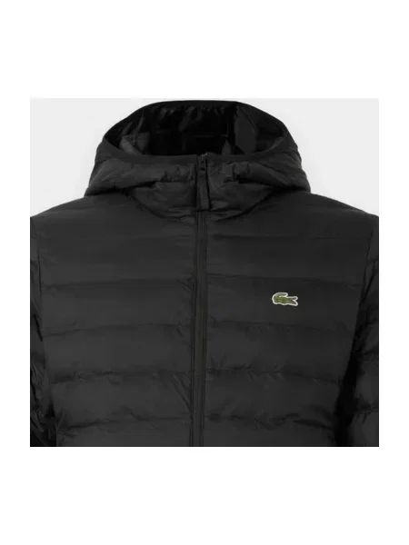 Geacă cu puf Lacoste negru