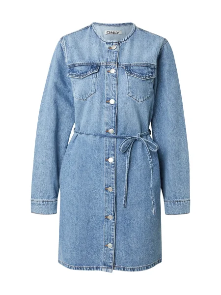 ONLY Rochie tip bluză ONLMINNIE denim albastru