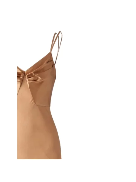 Sukienka Elisabetta Franchi beżowa