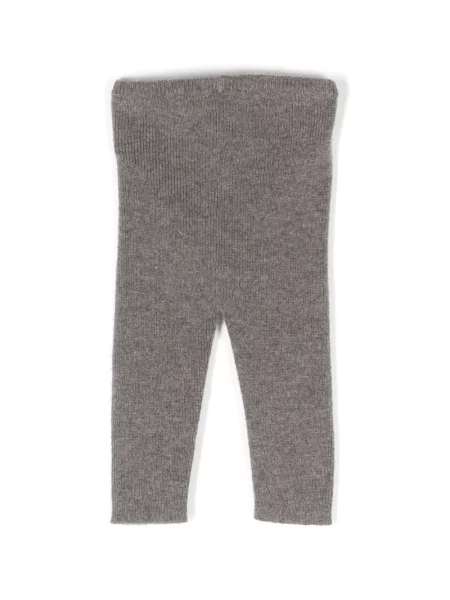 Legginsy dziecięce Bonpoint brązowe