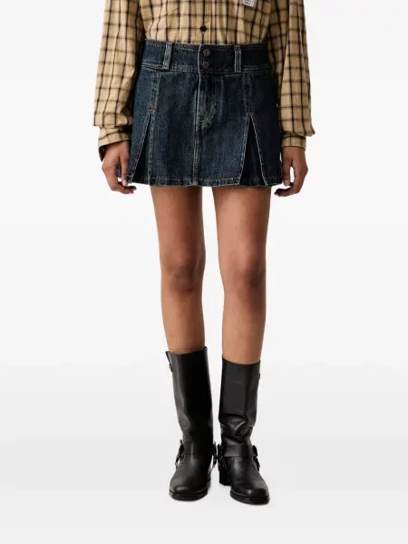 Prugasti ruksak Levi's® visoki struk siva