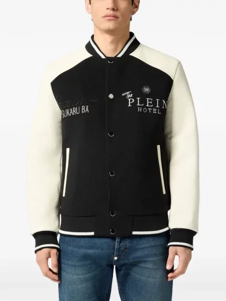 Яке тип бомбър Philipp Plein черно