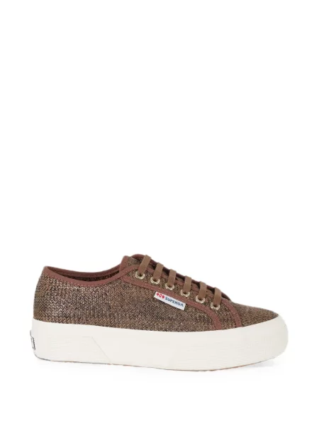 Sneakerși Superga maro