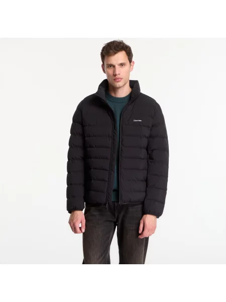 Bunda Calvin Klein Ls Classic Ltwt Puffer Jacket Black M černá