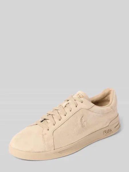 Polo Ralph Lauren sneakersy zamszowe Hrt Ct II beżowy