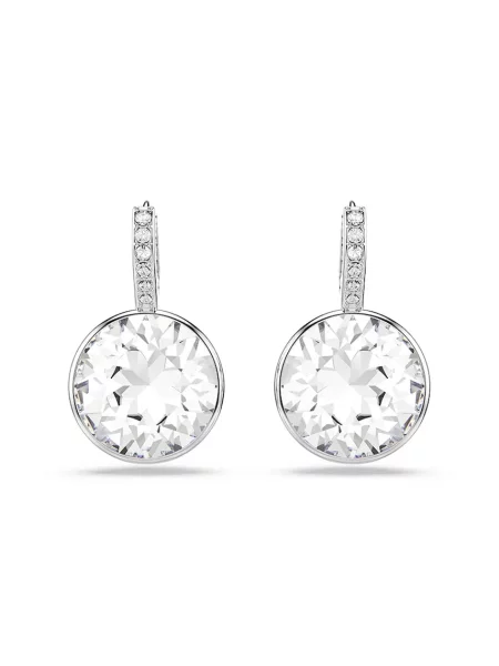 Swarovski Náušnice strieborná / priehľadná