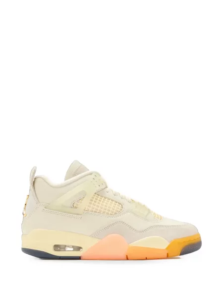 Sneakerși Nike Air Jordan cu șireturi din dantelă retro alb