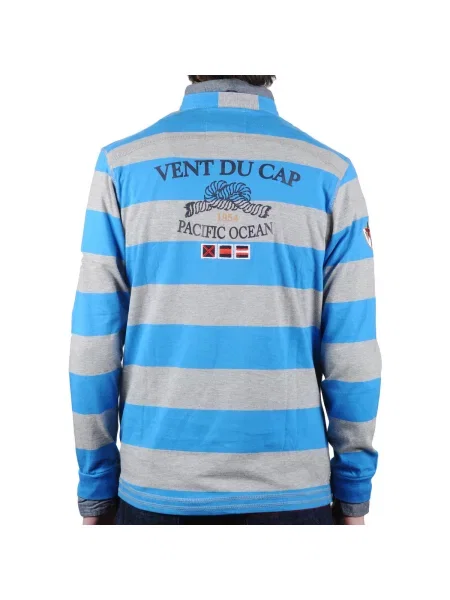 Polo majica Vent Du Cap plava