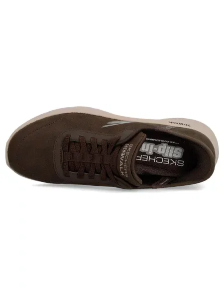 Tenisky Skechers hnedá