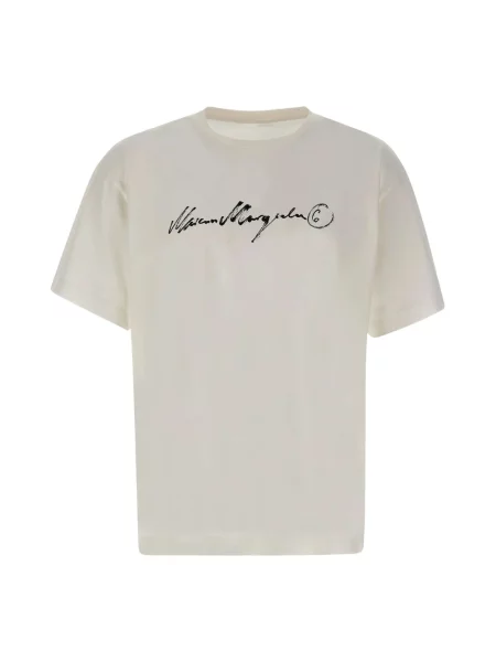 Koszulka Mm6 Maison Margiela z logo biała