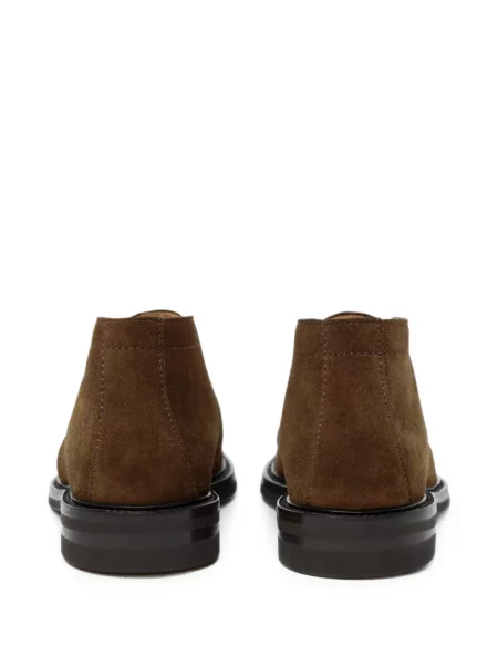 Botine Scarosso din piele de căprioară maro
