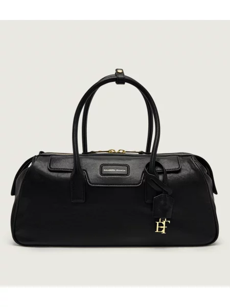 Elisabetta Franchi De piele geantă pe umăr negru