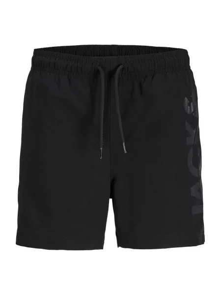 Jack & Jones Junior Șorturi de baie JPSTMaui Wave gri închis negru