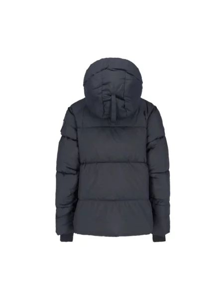 Lniana parka Canada Goose czarna