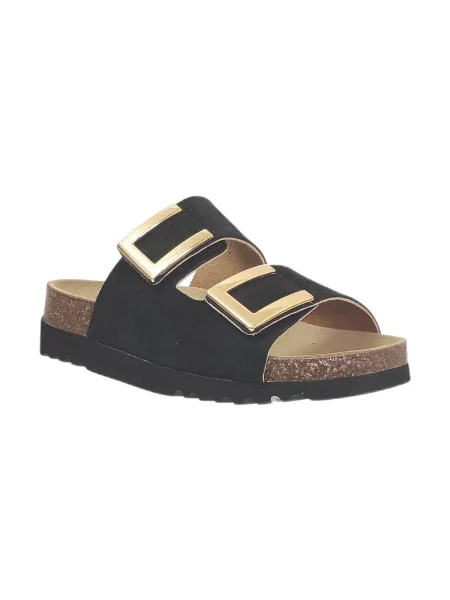 Pantofi Scholl cu bretele negru
